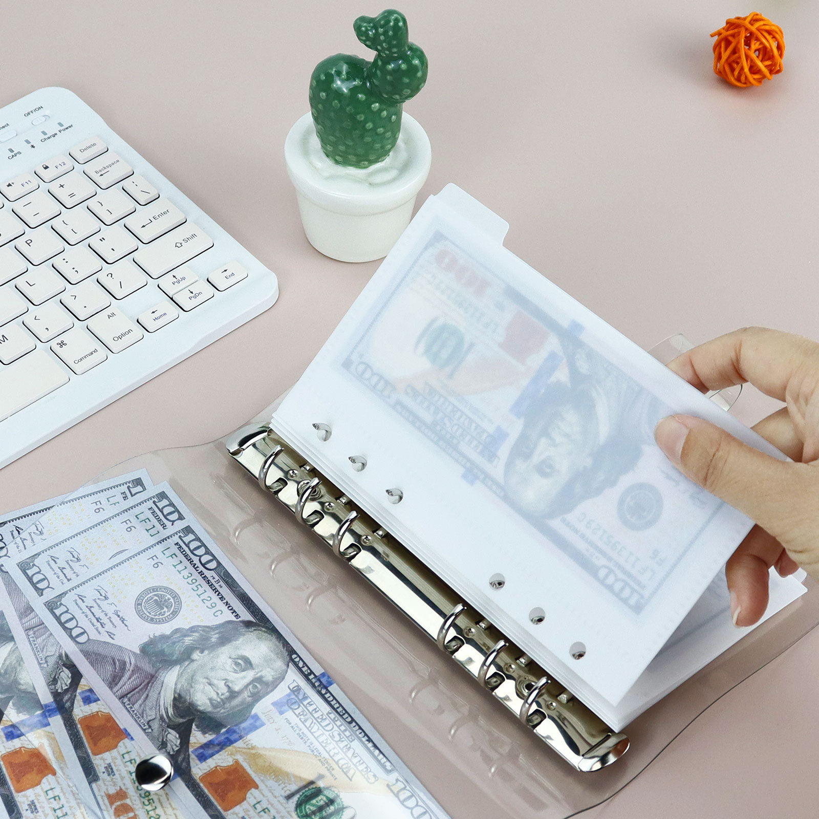 A6/A7 5Pcs Binder Pockets Bind - Portfolio Folder Zip recension och pris
