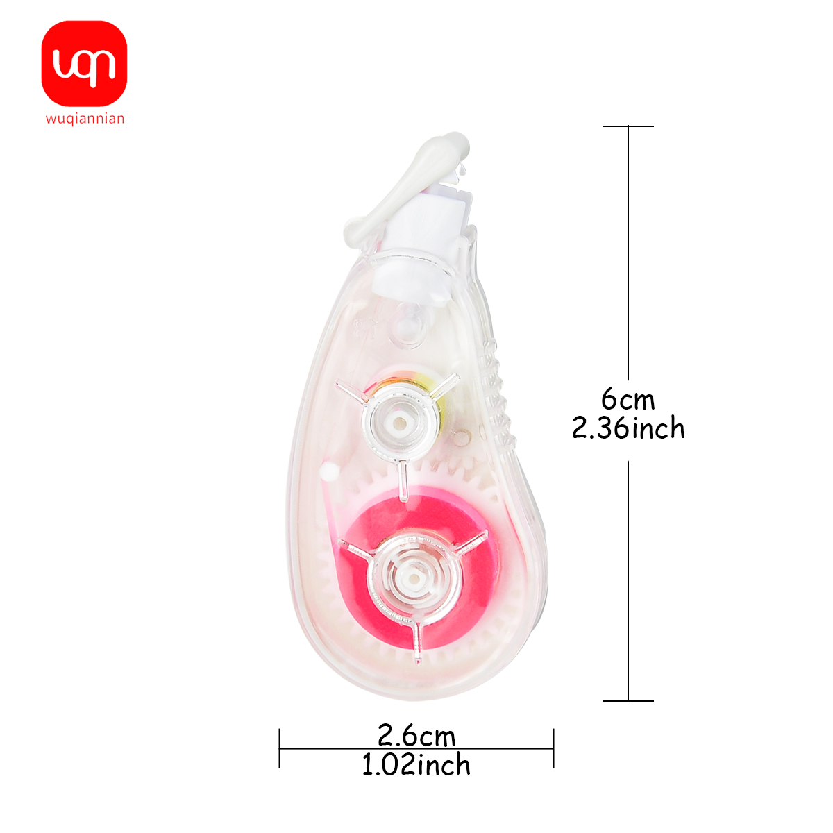 WQN-4PCS 5mm X 6m Fluorescent  - Correction Tape Roller recension och pris