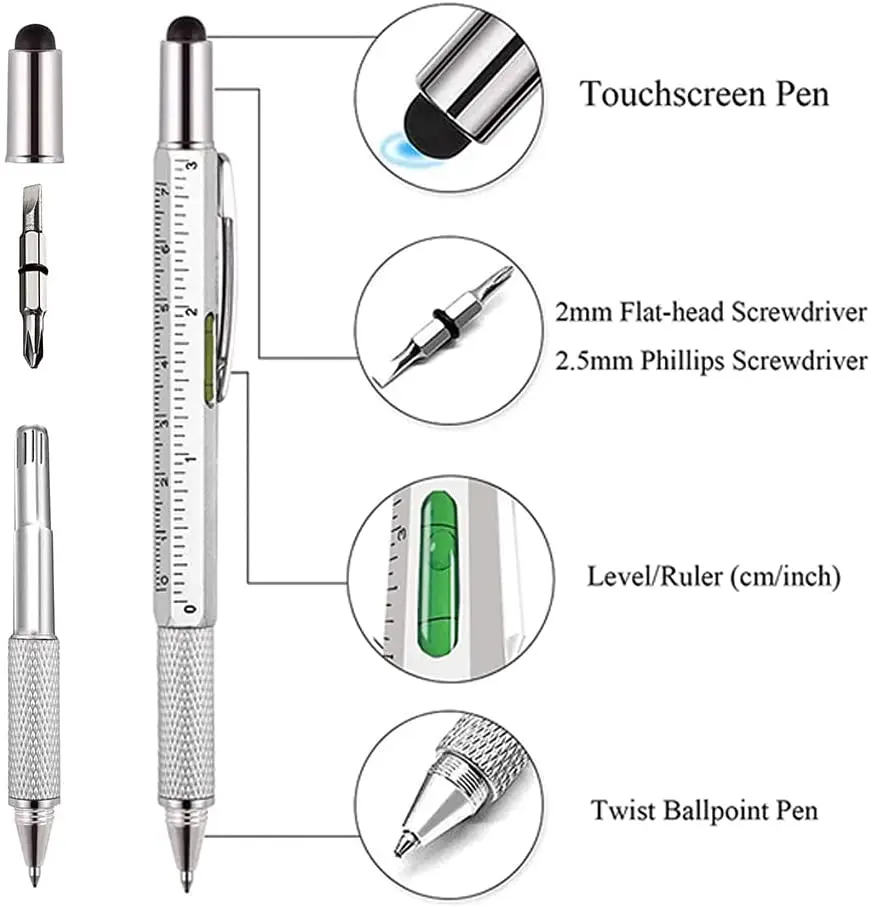 7 in 1 Multifunctional Pen Tou - Stationery Supply recension och pris